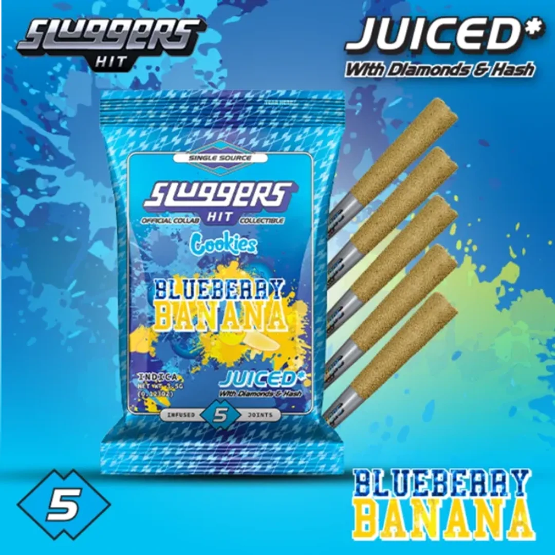 BLUEBERRY BANANA INFUSED PRE-ROLL 5 PACK 3.5G