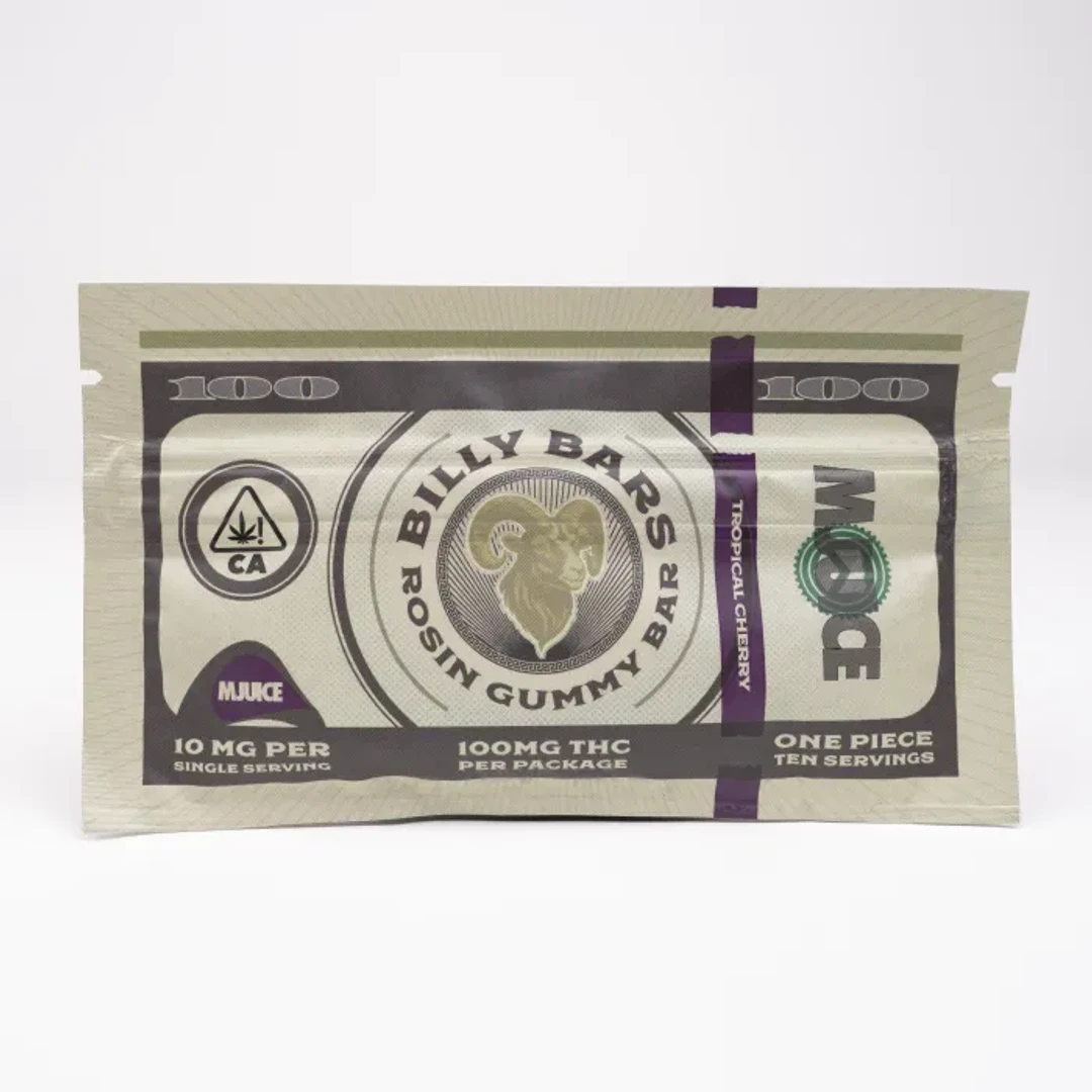 Tropical Cherry Billy Bar Gummy 10 Pack 100MG