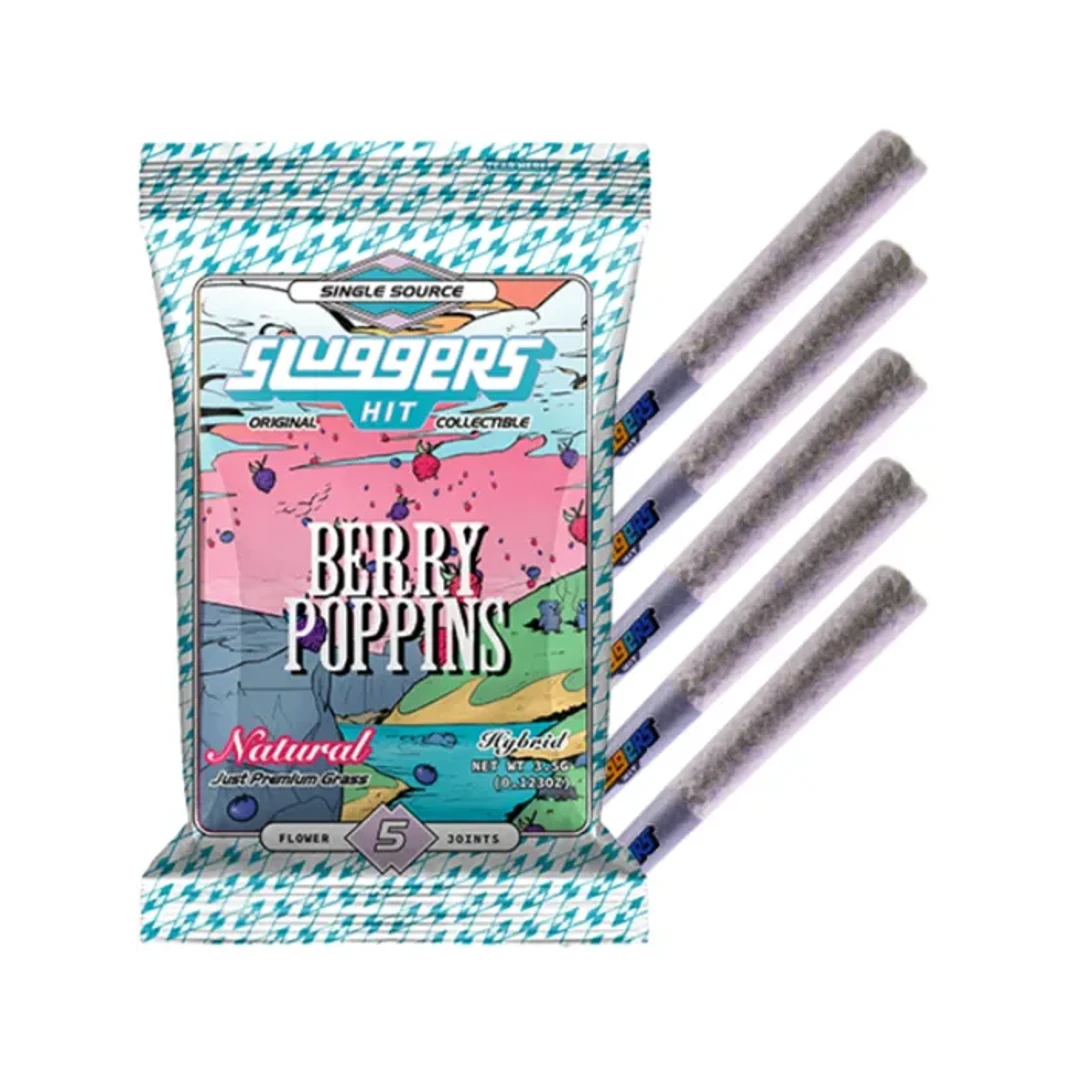 BERRY POPPINS PRE-ROLL 5 PACK 3.5G