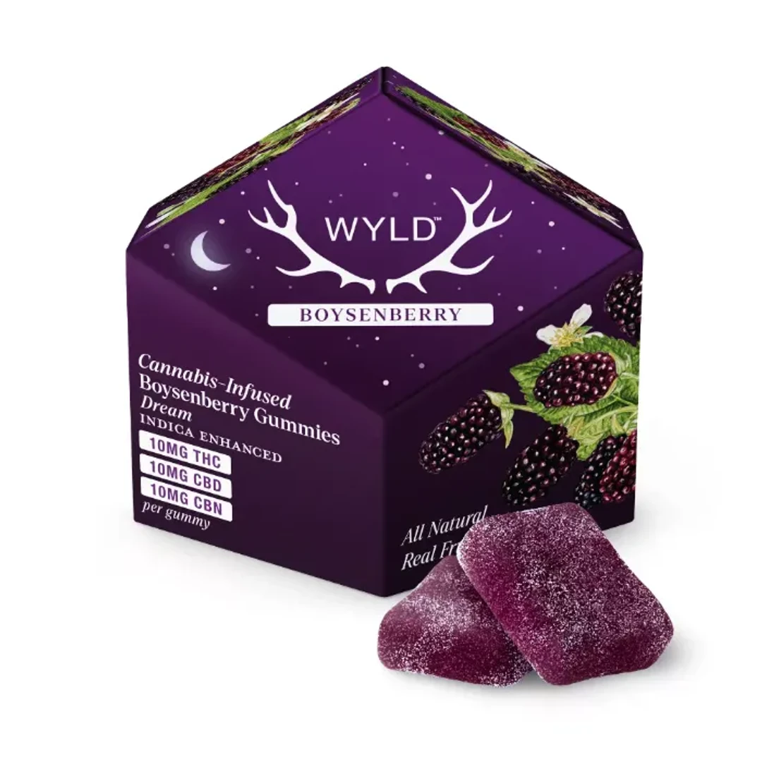 BOYSENBERRY GUMMY 1:1:1 THC:CBD:CBN 10 PACK 100MG