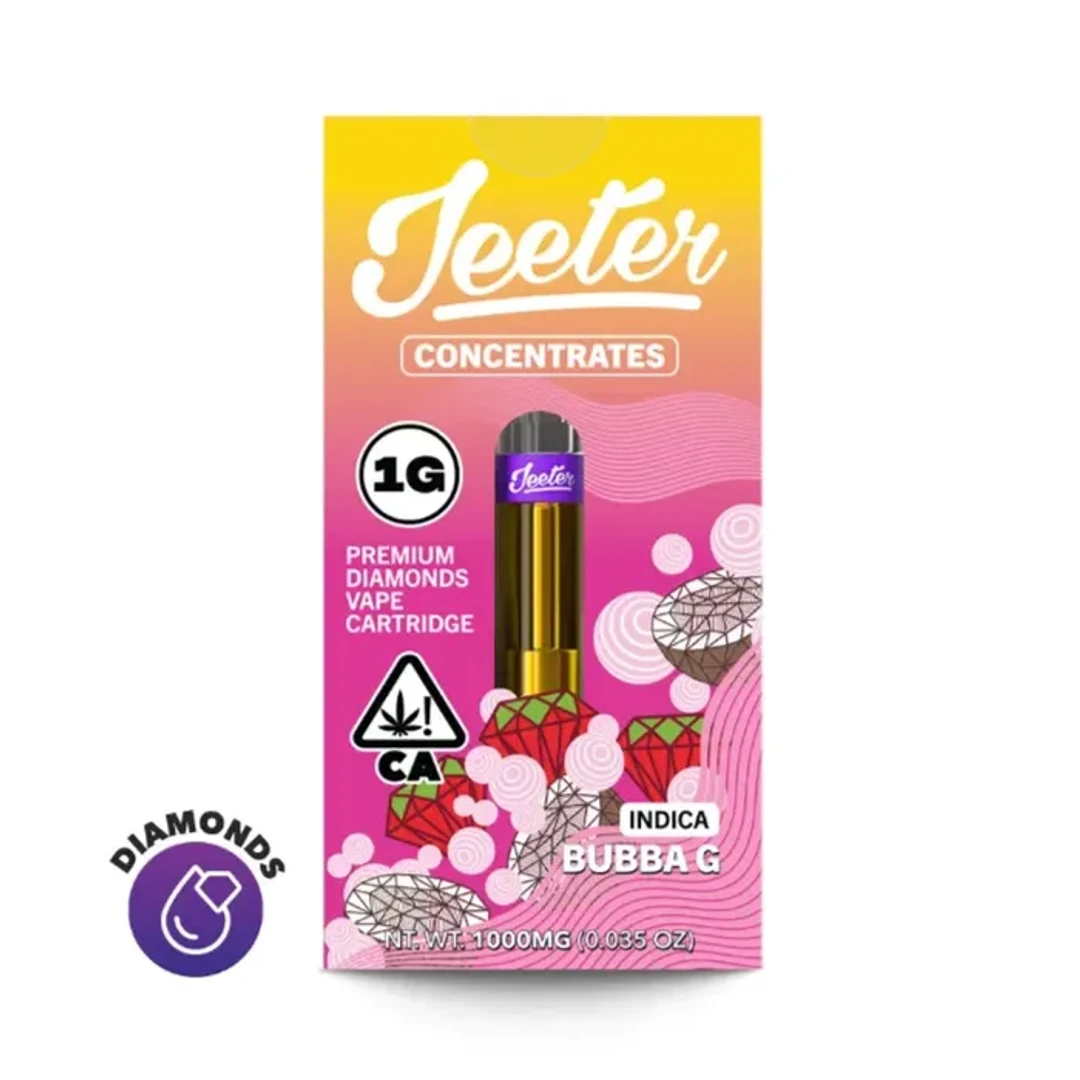 BUBBA G LIQUID DIAMONDS CARTRIDGE 1G