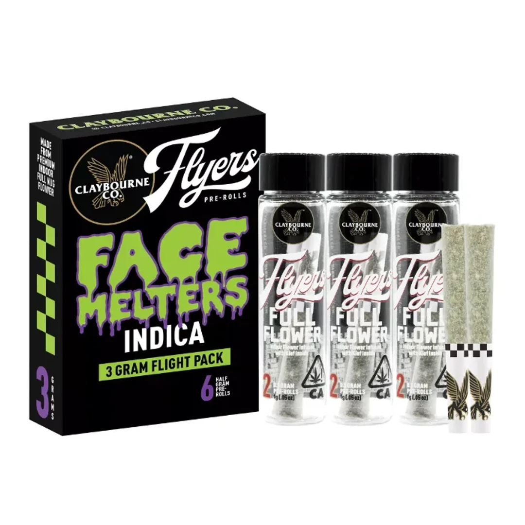 FACE MELTERS PRE-ROLL 6 PACK 3G