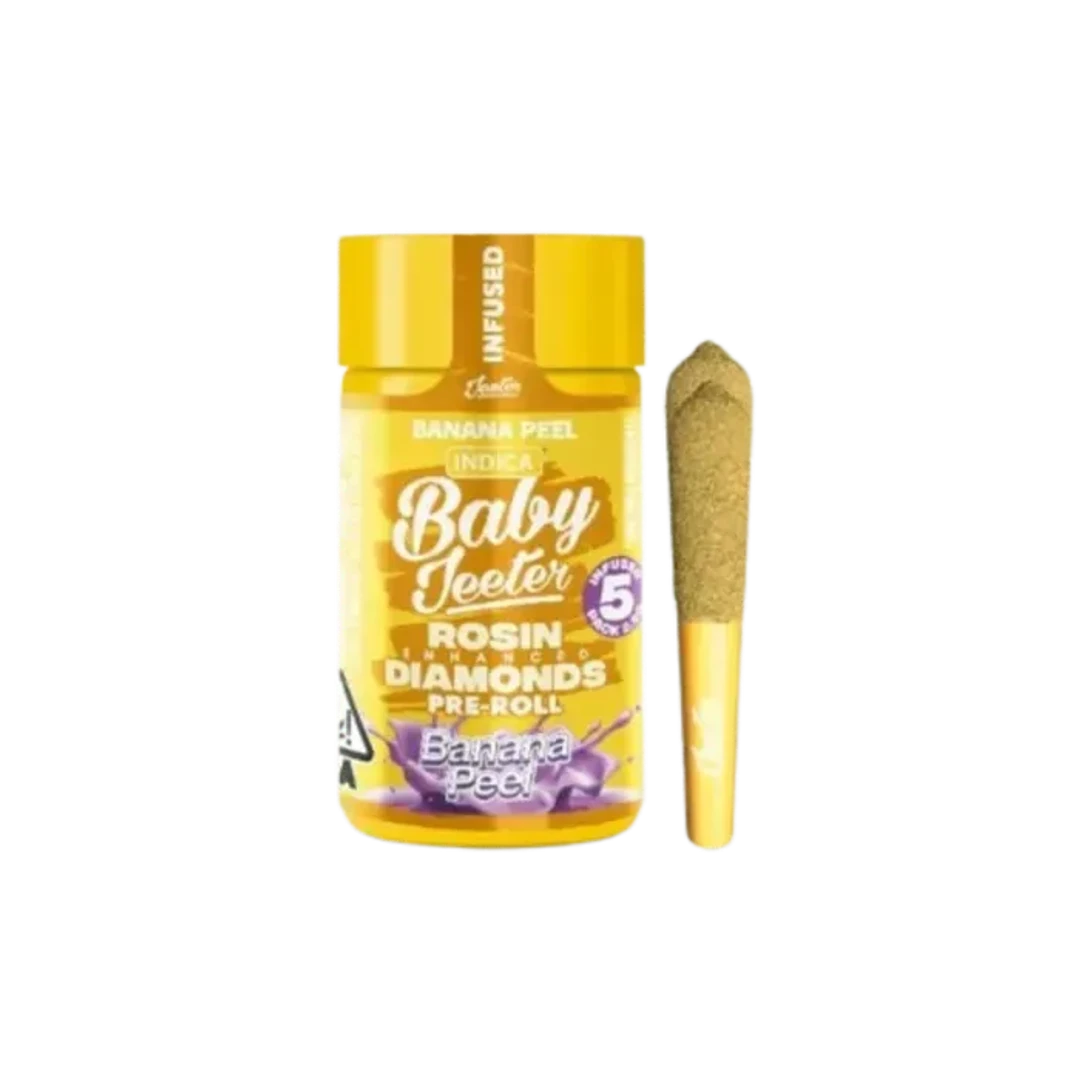 BANANA PEEL INFUSED PRE-ROLL 5 PACK 2.5G