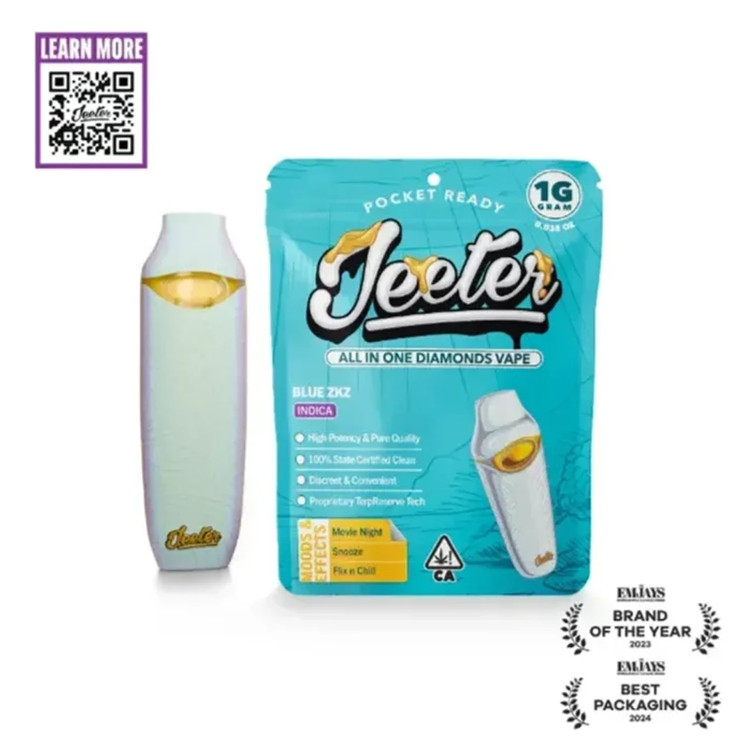 BLUE ZKZ LIQUID DIAMONDS ALL IN ONE 1G