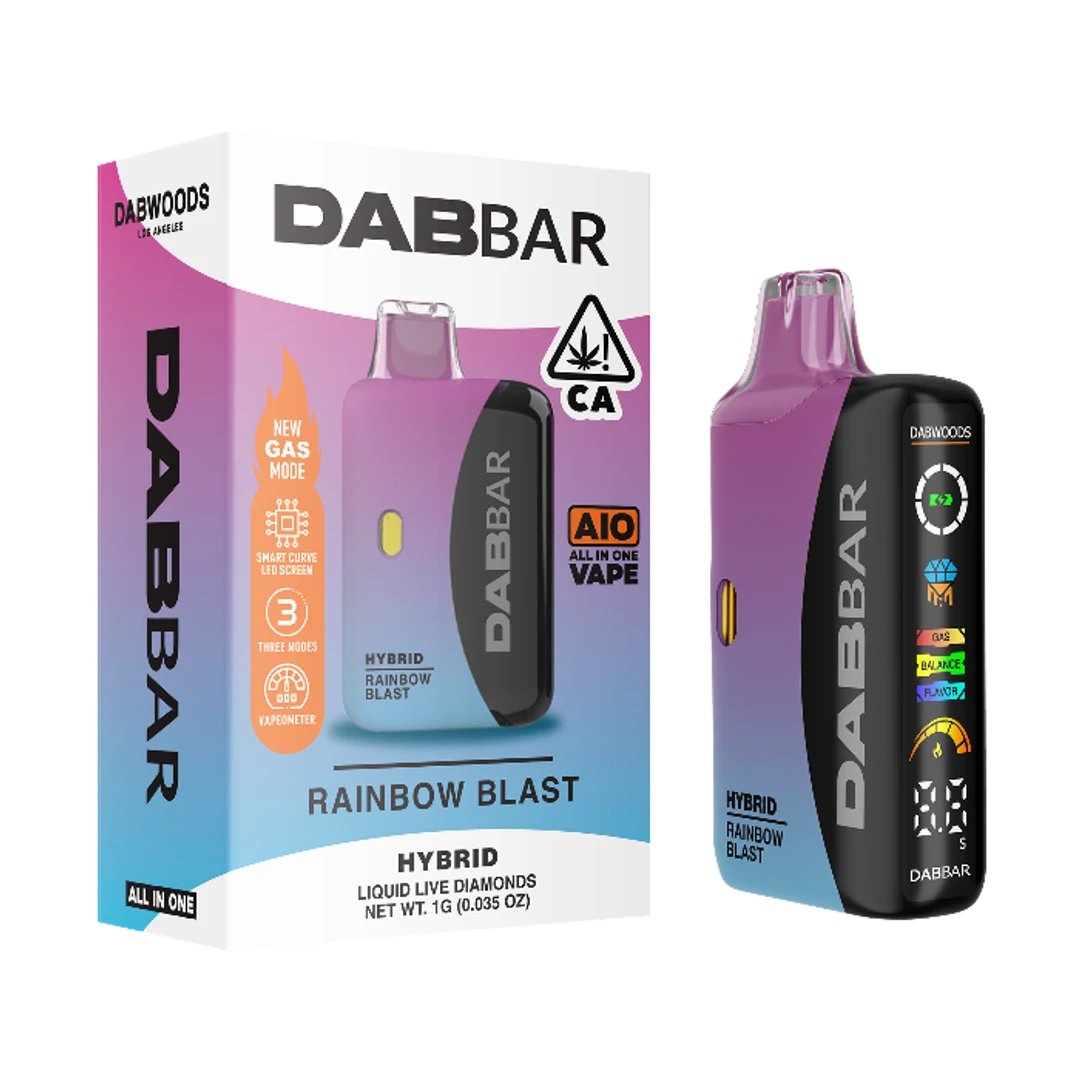LIQUID DIAMOND DAB BAR READY TO USE VAPORIZER [1G] RAINBOW BLAST - 1 G product image
