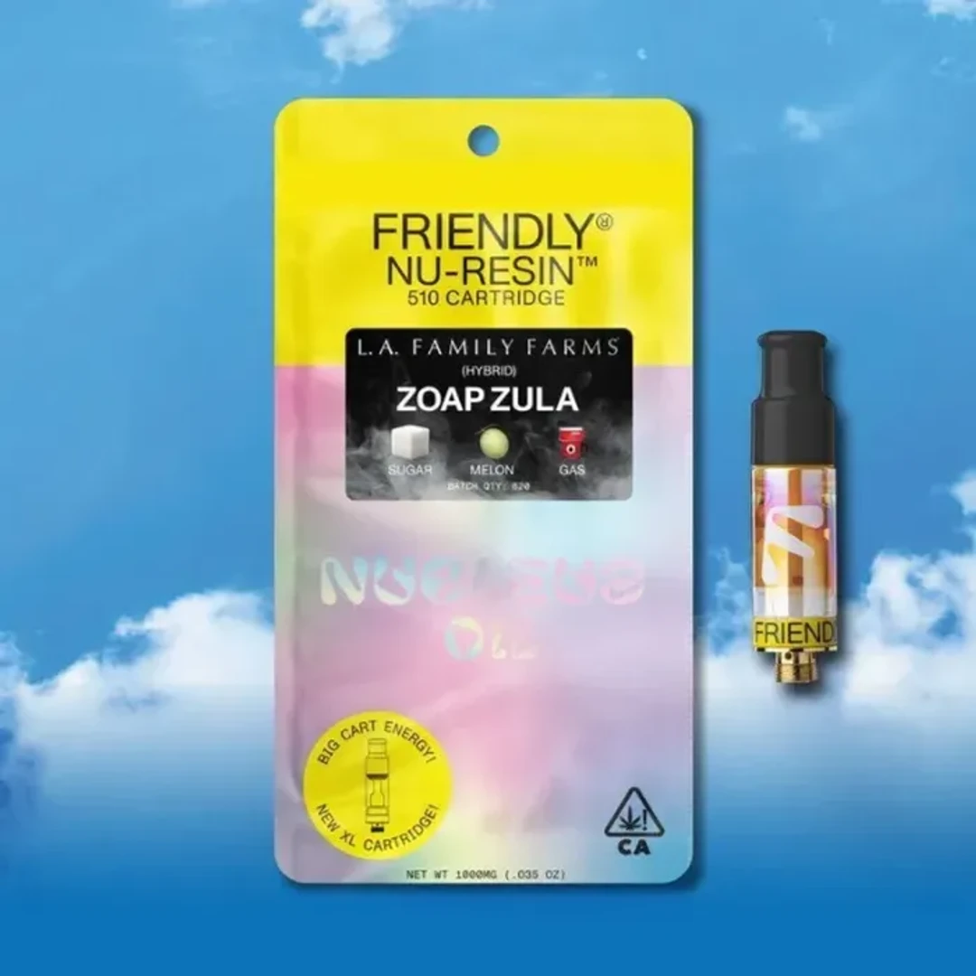 Zoap Zula Cured NuResin Cartridge (LA Family Farms) 1G