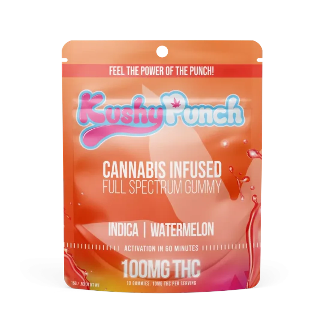 WATERMELON INDICA GUMMY 10 PACK 100MG