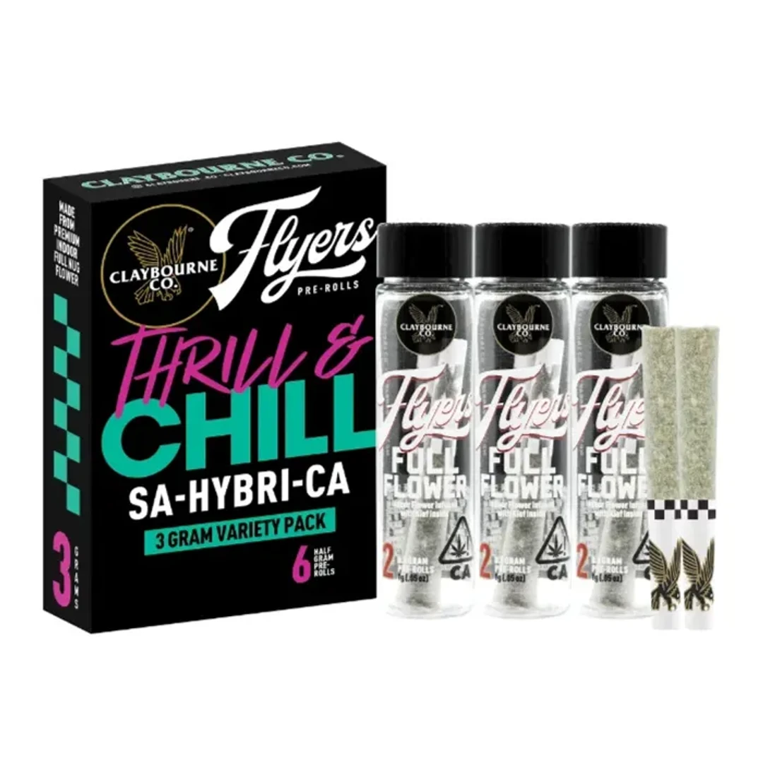 THRILL AND CHILL PRE-ROLL 6 PACK 3G