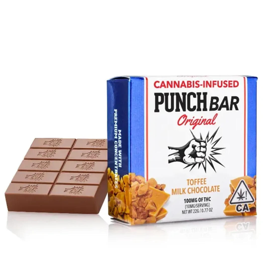 TOFFEE MILK CHOCOLATE BAR SINGLE 100MG