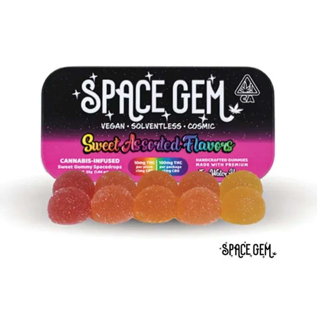 SWEET SPACE DROPS SOLVENTLESS GUMMY 10 PACK 100MG