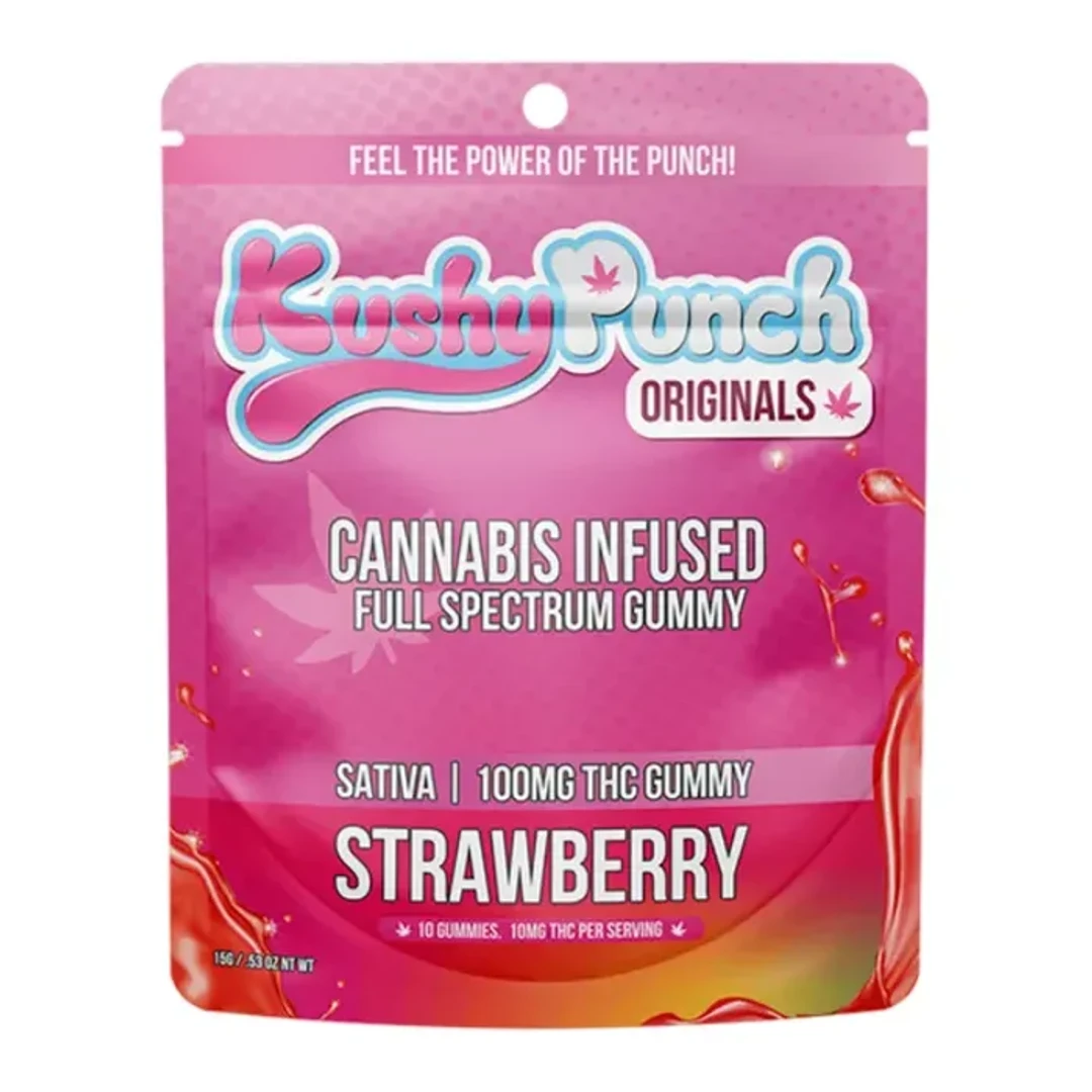 STRAWBERRY SATIVA GUMMY 10 PACK 100MG