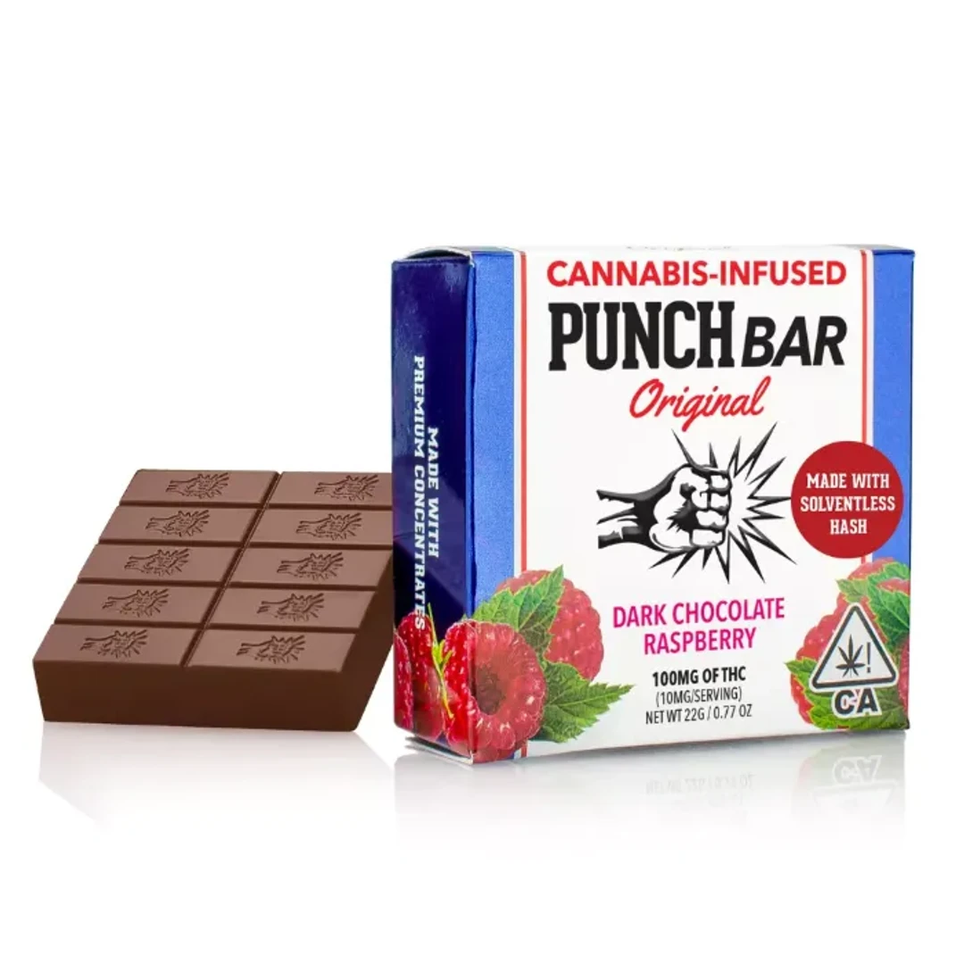 Raspberry Dark Solventless PunchBar 100MG