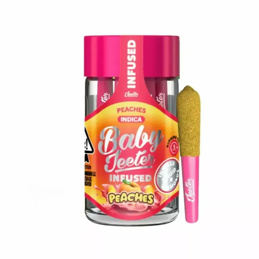 PEACHES INFUSED PRE-ROLL 5 PACK 2.5G