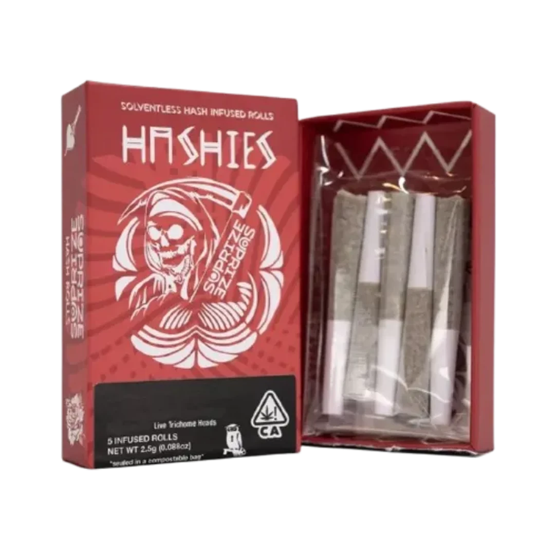 Black Rainbow Hashies Infused Pre-roll 5 Pack 2.5G