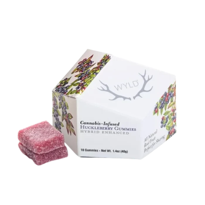 HUCKLEBERRY GUMMY 10 PACK 100MG