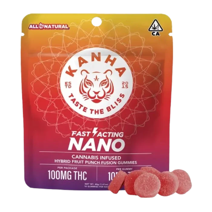 FRUIT PUNCH FUSION NANO GUMMY 20 PACK 100MG