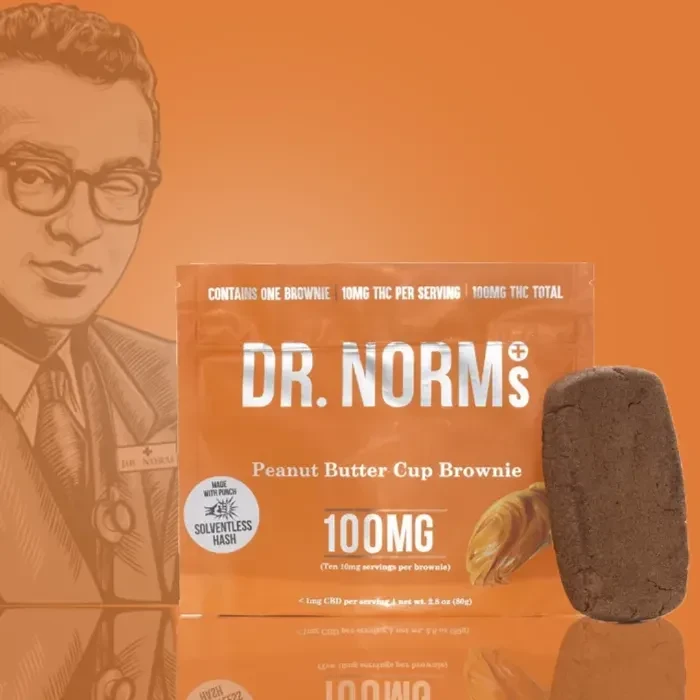 PEANUT BUTTER CUP SOLVENTLESS BROWNIE SINGLE 100MG