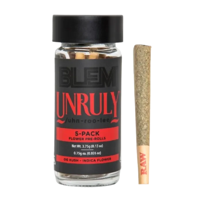 UNRULY OG PRE-ROLL 5 PACK 3.75G