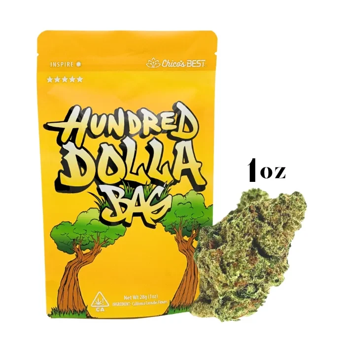 HUNDRED DOLLAR BAG FLOWER [28G] JET FUEL GELATO - 28 G product image