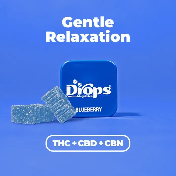 BLUEBERRY RELIEF GUMMY 4:1 CBD:THC 2 PACK 100MG