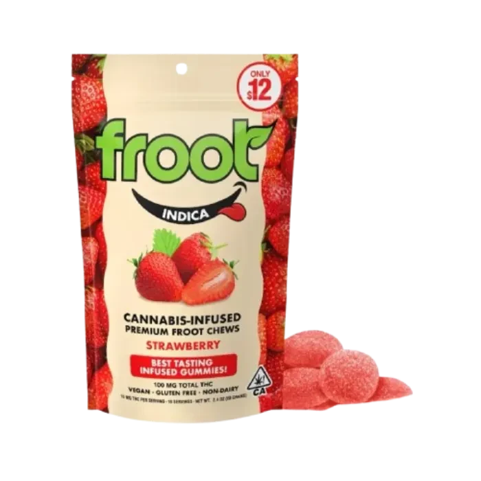 STRAWBERRY GUMMY 10 PACK 100MG