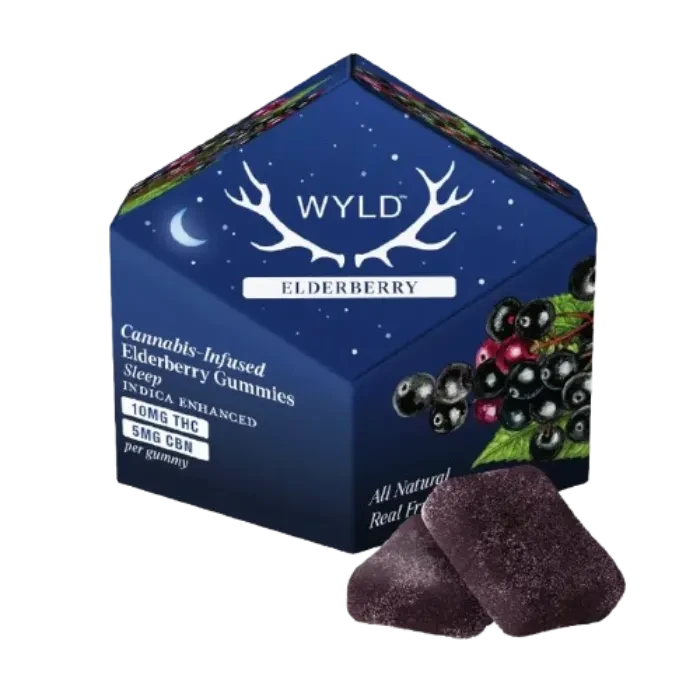 ELDERBERRY GUMMY 2:1 THC:CBN 10 PACK 100MG