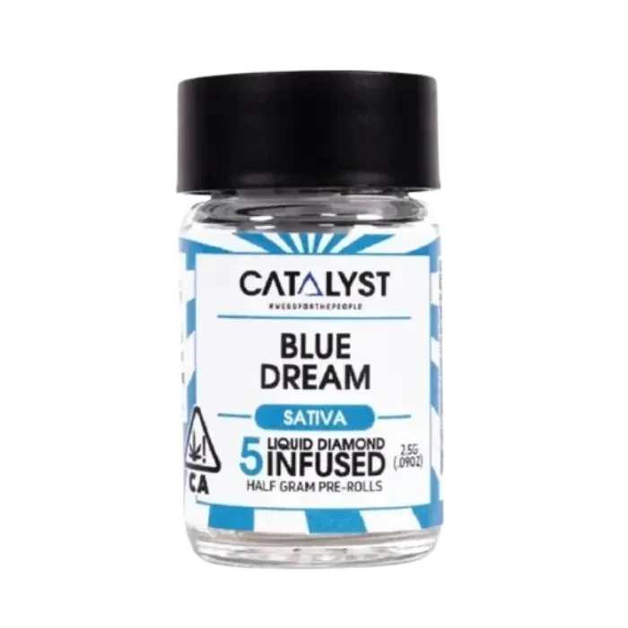 BLUE DREAM INFUSED PRE-ROLL 5 PACK 2.5G