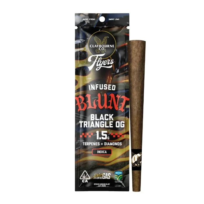 FLYERS INFUSED BLUNT PREROLL [1.5G] BLACK TRIANGLE OG - 1.5 G