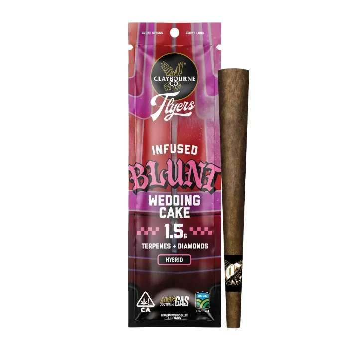 FLYERS INFUSED BLUNT PREROLL [1.5G] WEDDING CAKE - 1.5 G