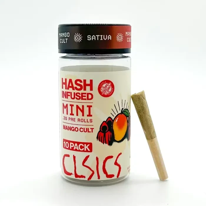 HASH INFUSED PREROLL 10PK [3G] MANGO CULT - 3 G - 10 PACK