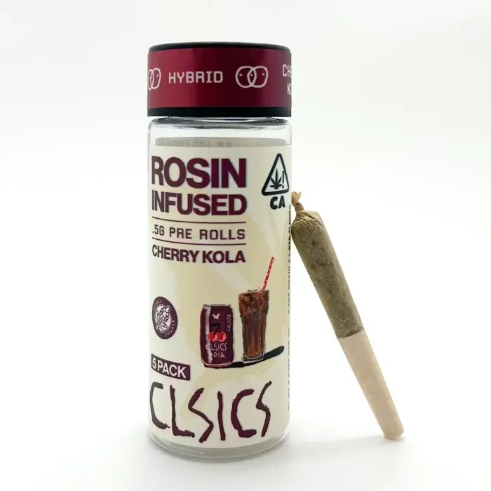 ROSIN INFUSED PREROLL 5PK [2.5G] CHERRY KOLA - 2.5 G - 5 PACK