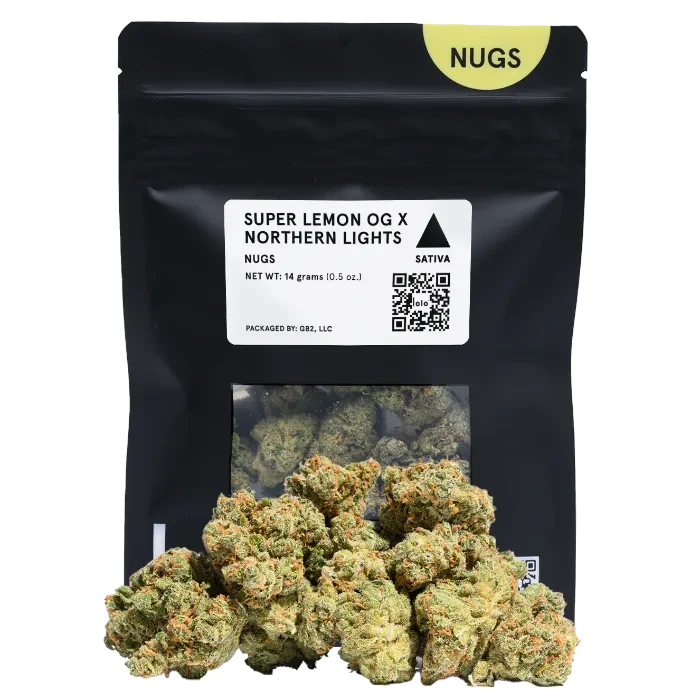BLACK BAG FLOWER [14G] SUPER LEMON OG X NORTHERN LIGHTS - 14 G product image