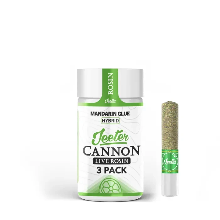 LIVE ROSIN BABY CANNON INFUSED PREROLL 3PK [1.5G] MANDARIN GLUE - 1.5 G - 3 PACK