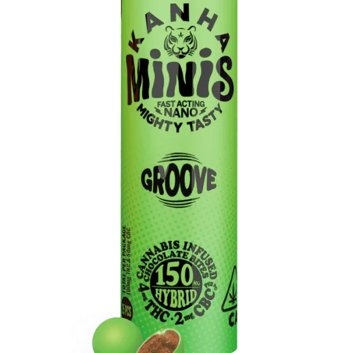 NANO MINIS CHOCOLATE 25PK [150MG] 2:1 THC:CBC GROOVE - 150 MG - 25 PACK product image