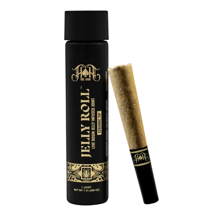 ROSIN JELLY INFUSED PREROLL [1G] WATERMELON R**** X BANANA PUNCH BY GREENLINE - 1 G