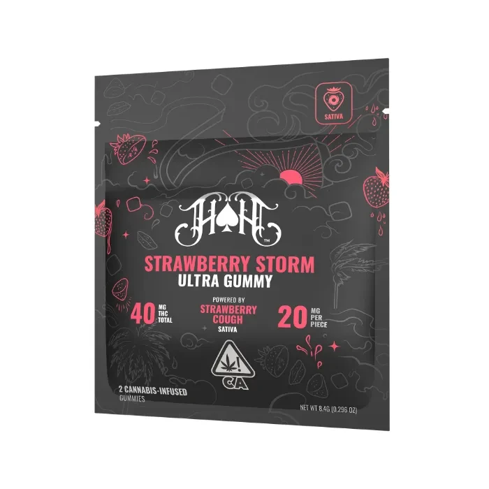 THC GUMMIES 2PK [40MG] THC STRAWBERRY STORM - 40 MG - 2 PACK product image
