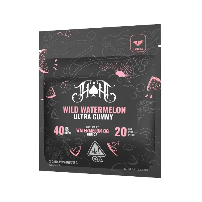 THC GUMMIES 2PK [40MG] THC WILD WATERMELON - 40 MG - 2 PACK product image