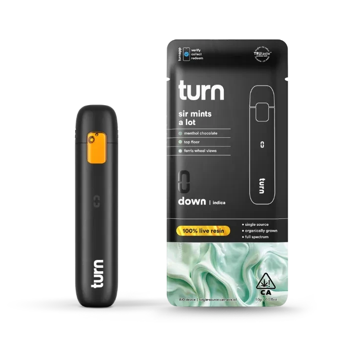 DOWN LIVE RESIN READY TO USE VAPORIZER [1G] SIR MINTS A LOT - 1 G