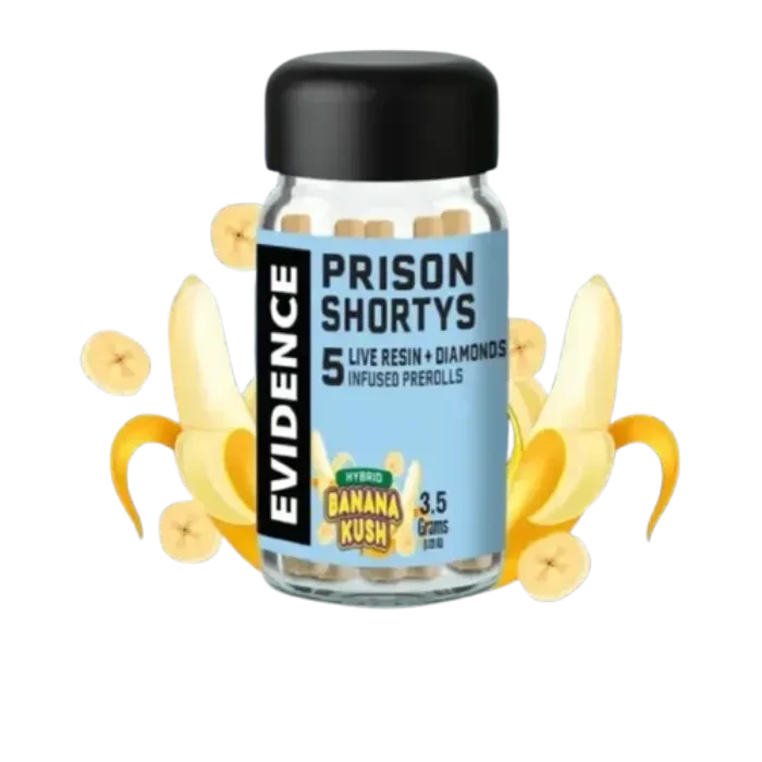 BANANA KUSH INFUSED PRE-ROLL 5 PACK 3.5G