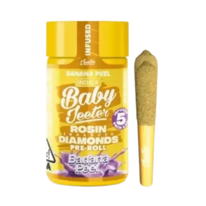 BANANA PEEL INFUSED PRE-ROLL 5 PACK 2.5G