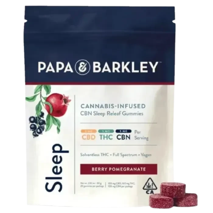 BERRY POMEGRANATE SLEEP GUMMIES 1:1:1 CBD:THC:CBN 100MG