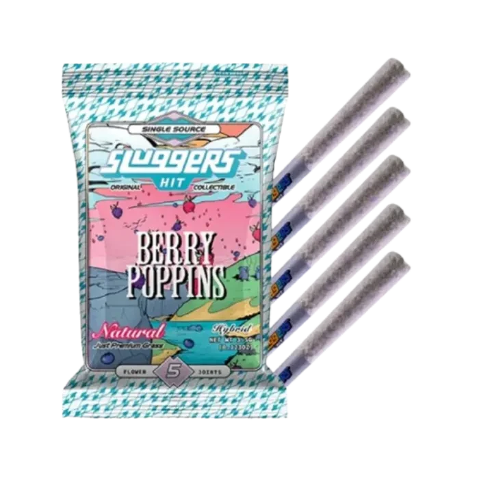 BERRY POPPINS PRE-ROLL 5 PACK 3.5G