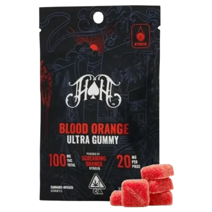 BLOOD ORANGE GUMMY 5 PACK 100MG