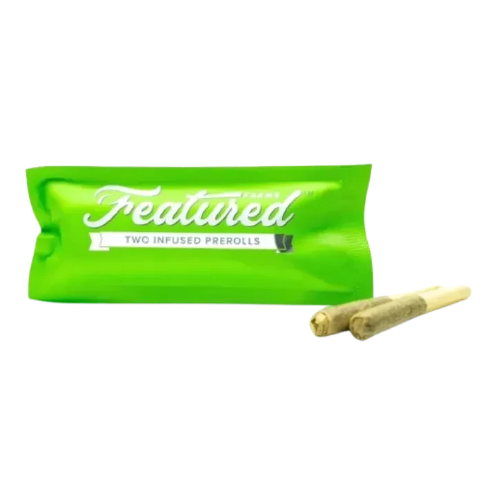 BLUE DREAM INFUSED PRE-ROLL (FEATURED FARMS) 2 PACK 1G