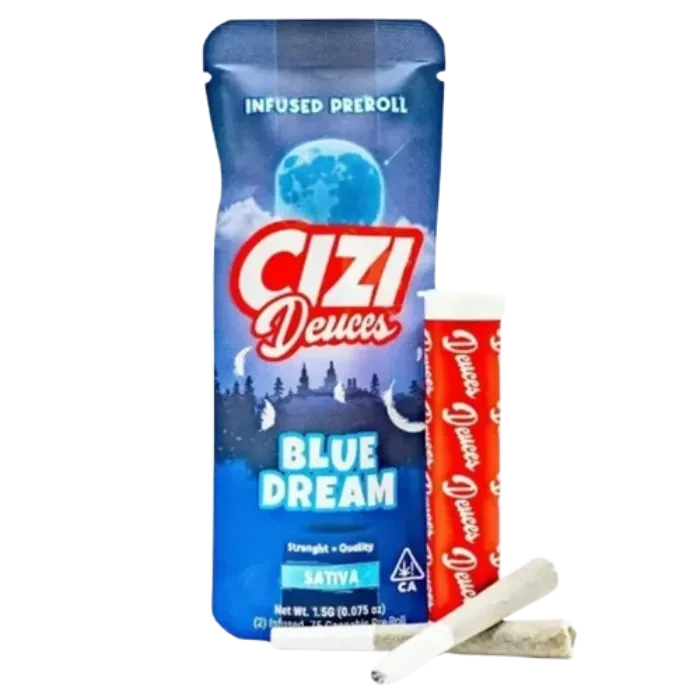BLUE DREAM INFUSED PRE-ROLL 2 PACK 1.5G