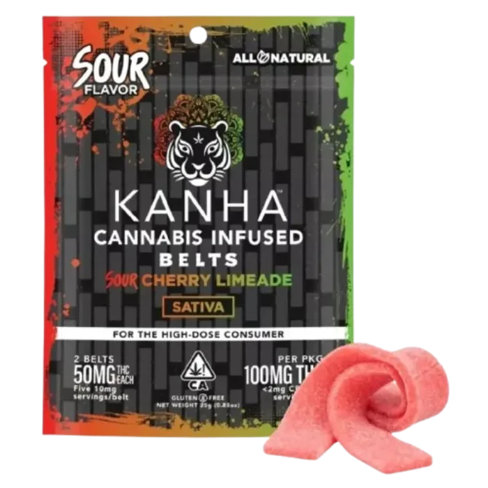 CHERRY LIMEADE SOLVENTLESS ROSIN BELT 4 PACK 100MG