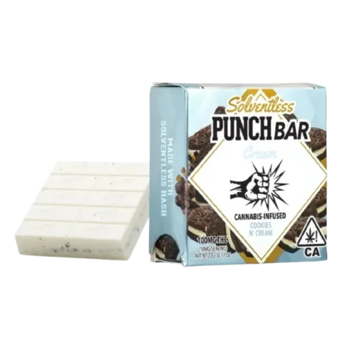 Cookies N Cream Solventless Chocolate Bar Single 100MG