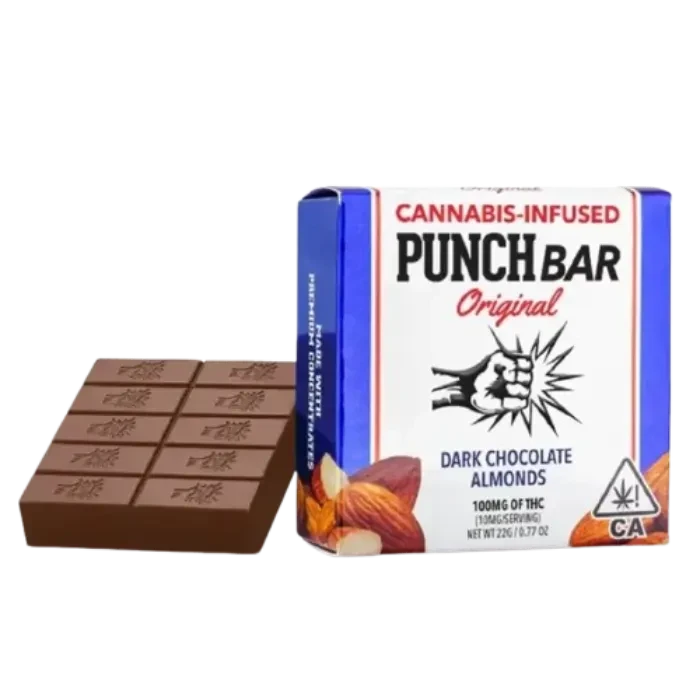 Dark Chocolate Almonds PunchBar 100MG
