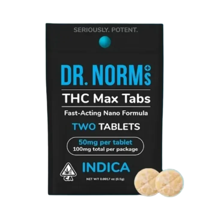 THC Max Indica Tablet 2 Pack 100MG