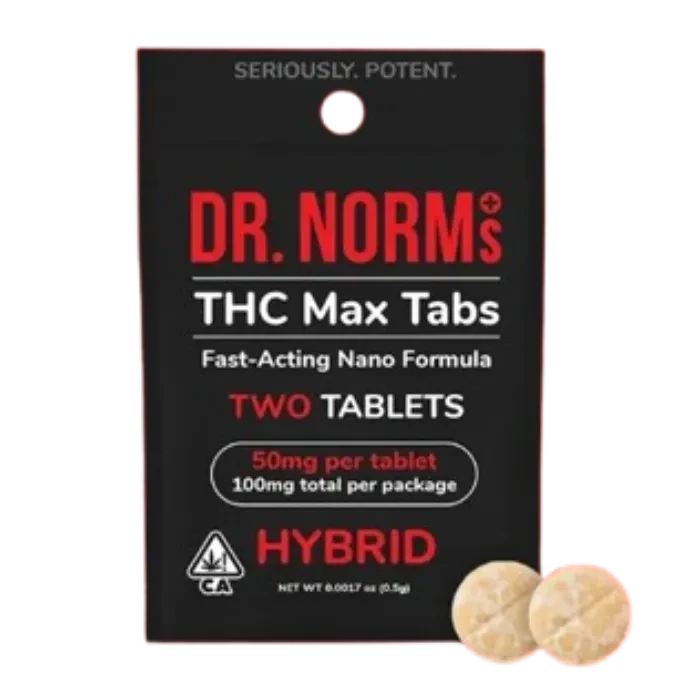 THC Max Hybrid Tablet 2 Pack 100MG